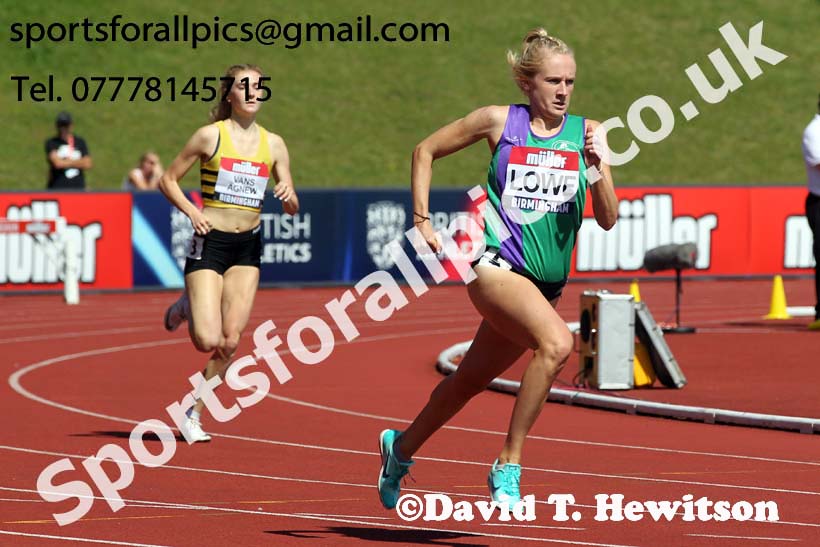 Womens 400 metres, 2019 Muller British Championships, Alexander Stadium, Birmingham. Photo: David T. Hewitson/Sports for All Pics